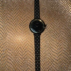 Preloved 💕 Kate Spade Black Polka Dot Watch